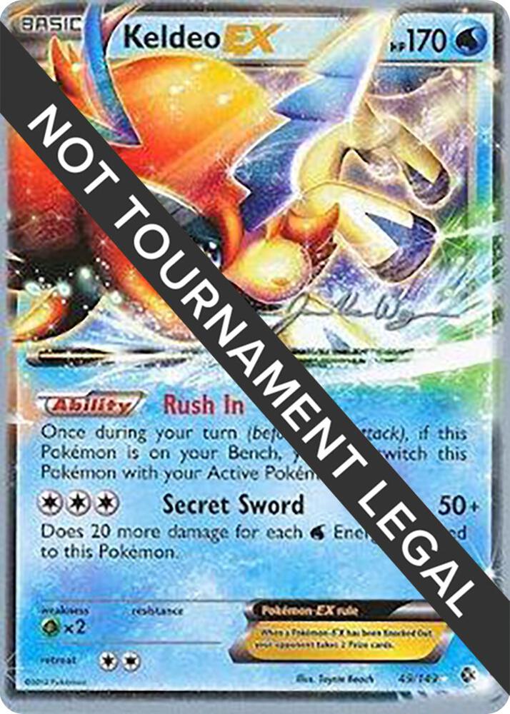 Keldeo EX - 2015 (Jacob Van Wagner) - World Championship Decks