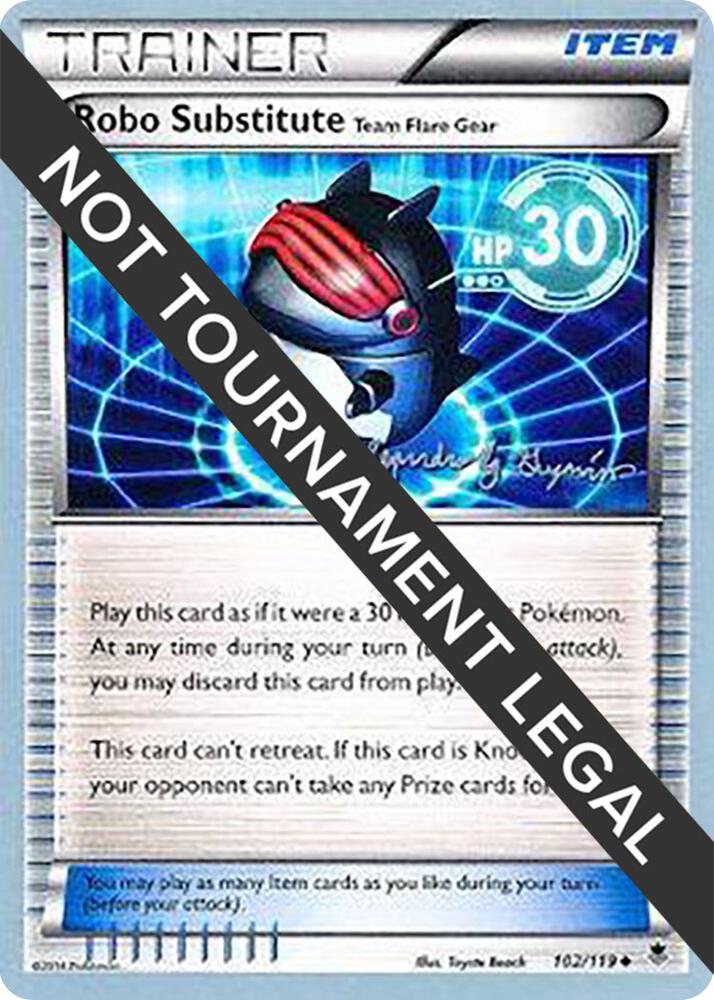 Robo Substitute (Team Flare Gear) - 2015 (Alejandro Ng-Guzman) - World Championship Decks
