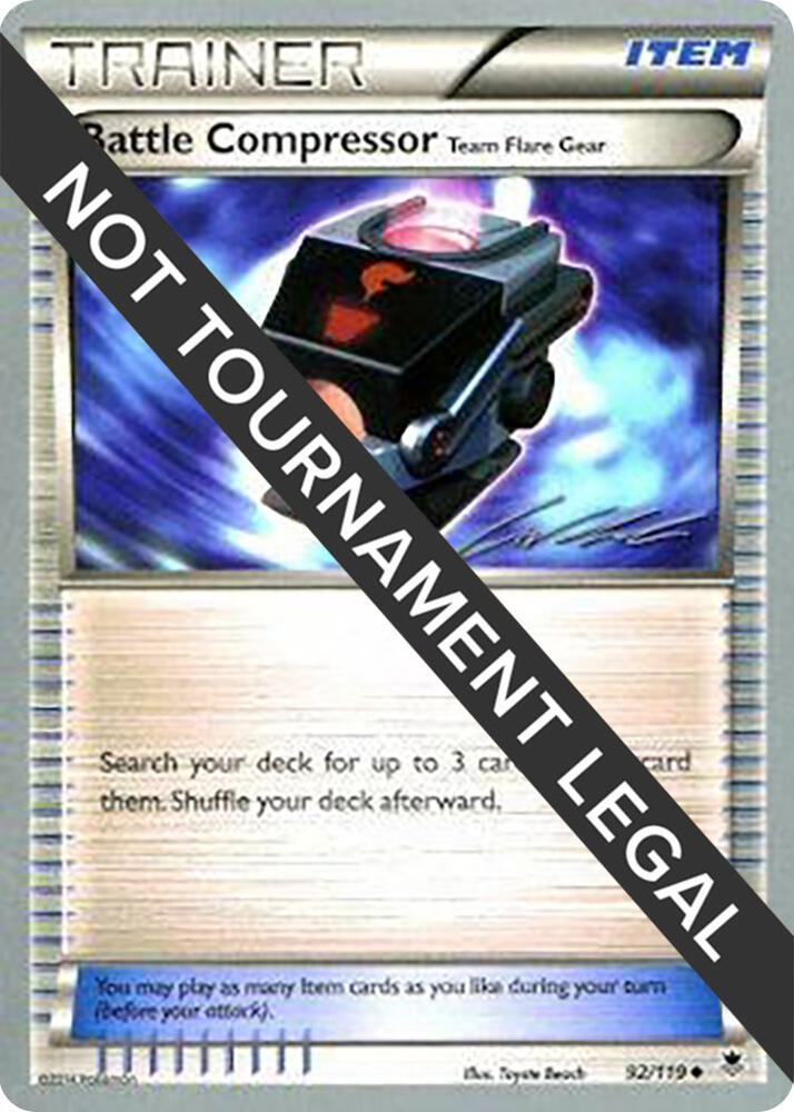 Battle Compressor (Team Flare Gear) - 2016 (Cody Walinski) - World Championship Decks