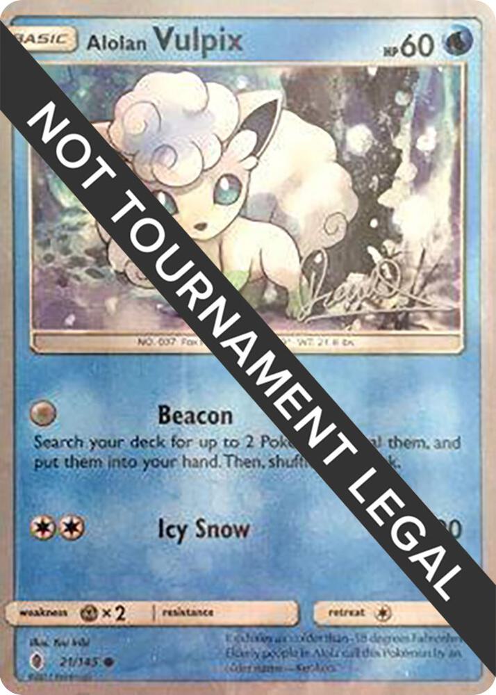 Alolan Vulpix - 2017 (Diego Cassiraga) - World Championship Decks