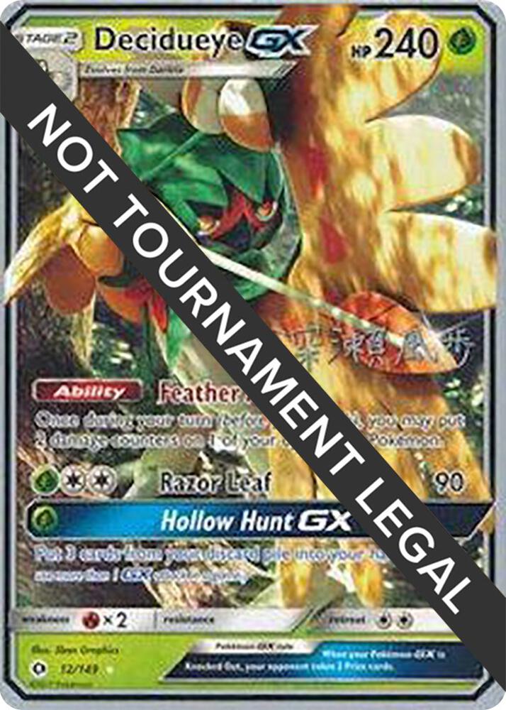 Decidueye GX - 2017 (Kabu Fukase) - World Championship Decks