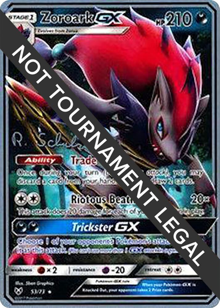 Zoroark GX - 2018 (Robin Schulz) - World Championship Decks