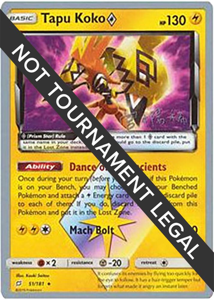 Tapu Koko Prism Star - 2019 (Haruki Miyamoto) - World Championship Decks