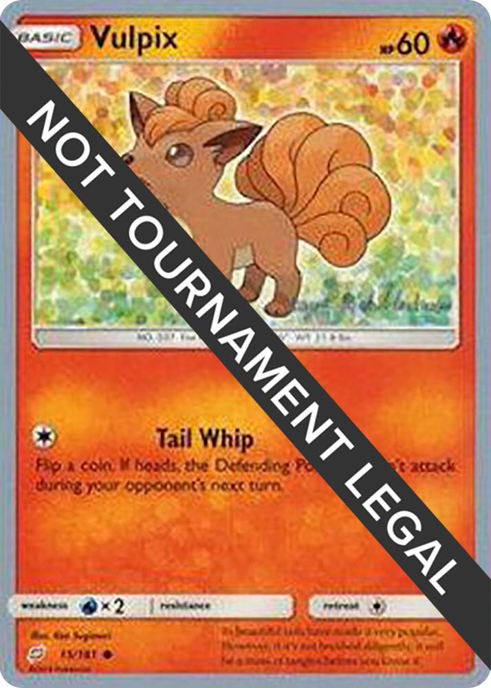 Vulpix - 2019 (Kaya Lichtleitner) - World Championship Decks