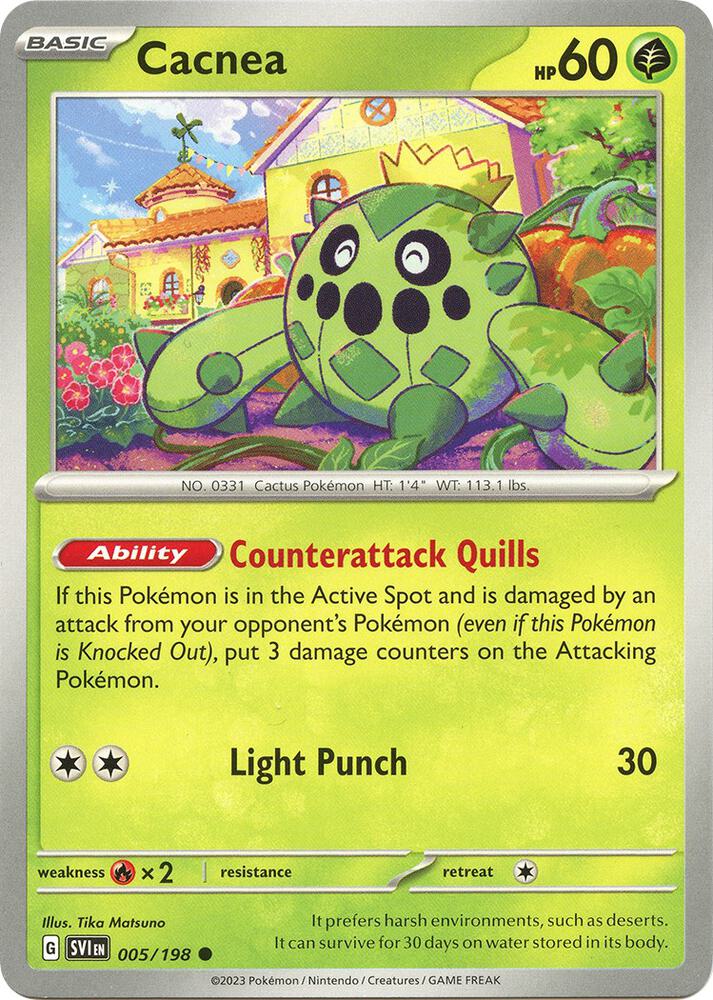 Cacnea - 005/198 - SV01: Scarlet & Violet Base Set