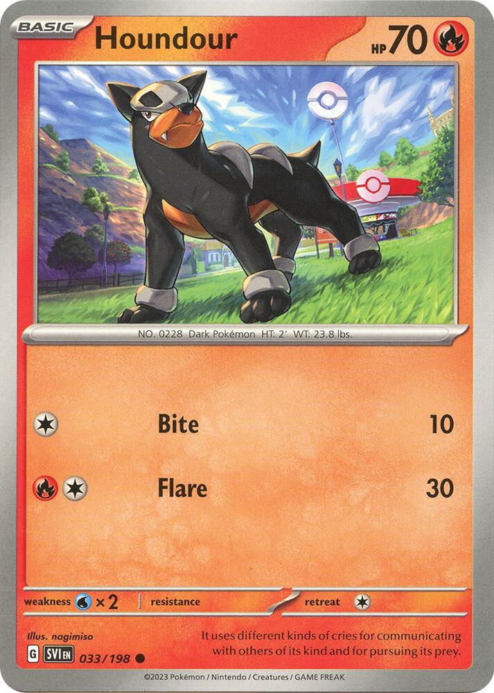 Houndour - 033/198 - SV01: Scarlet & Violet Base Set
