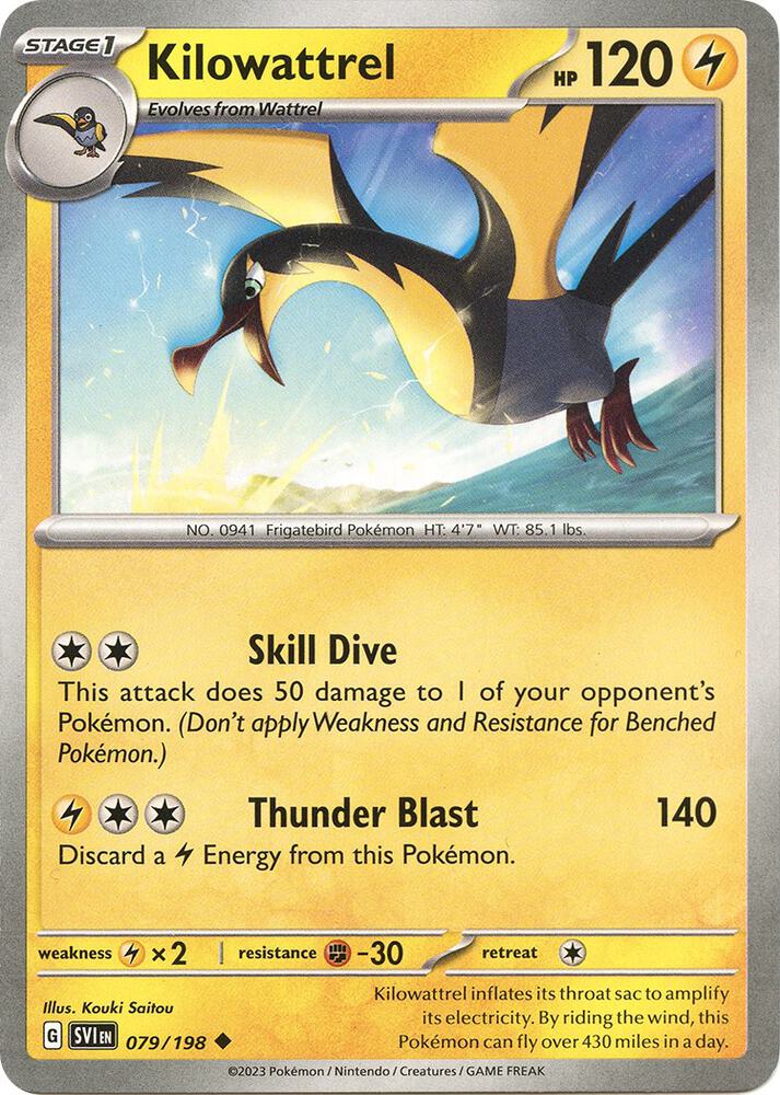 Kilowattrel - SV01: Scarlet & Violet Base Set