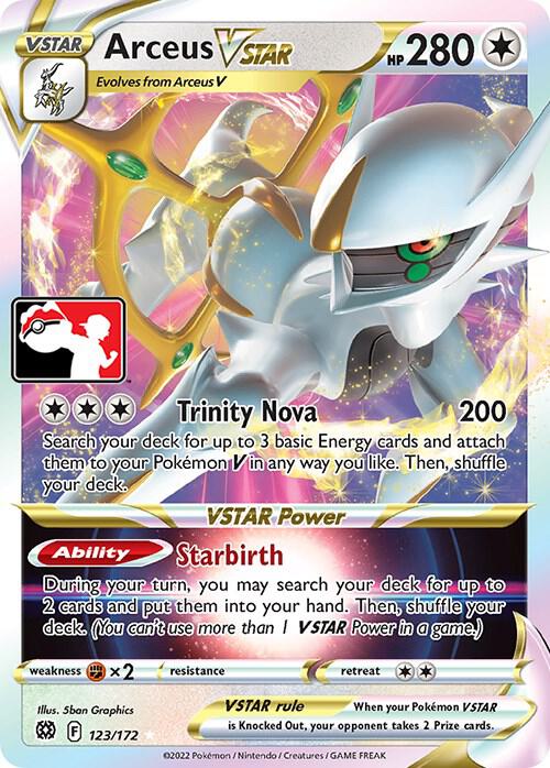 Arceus VSTAR - 123/172 - Prize Pack Series Cards