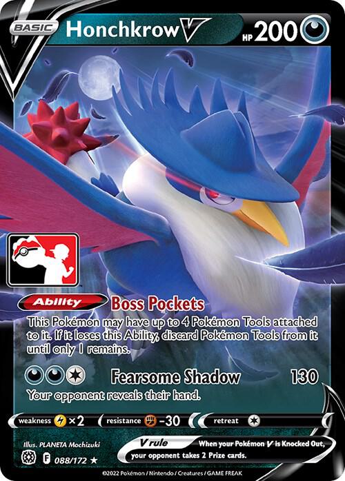 Honchkrow V - 088/172 - Prize Pack Series Cards