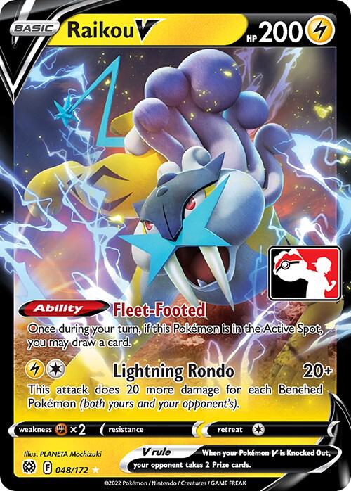 Raikou V - 048/172 - Prize Pack Series Cards