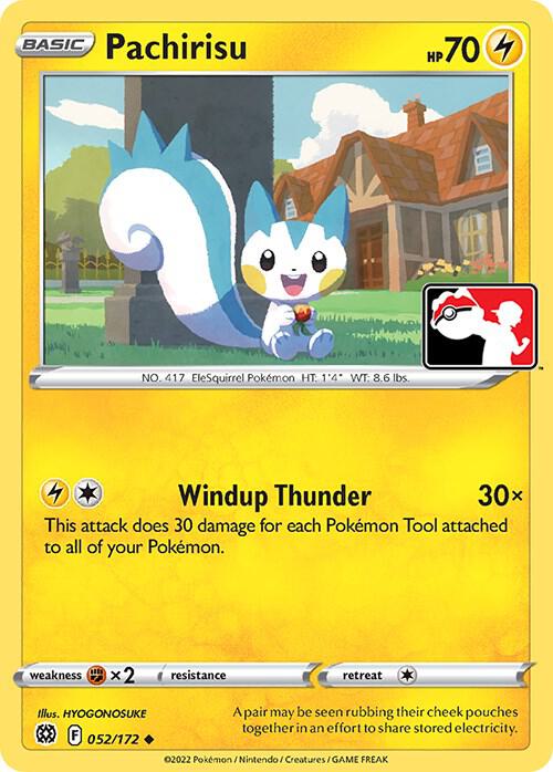Pachirisu - 052/172 - Prize Pack Series Cards
