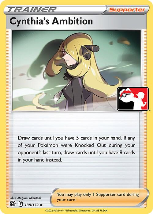 Cynthia's Ambition - 138/172 - Prize Pack Series Cards