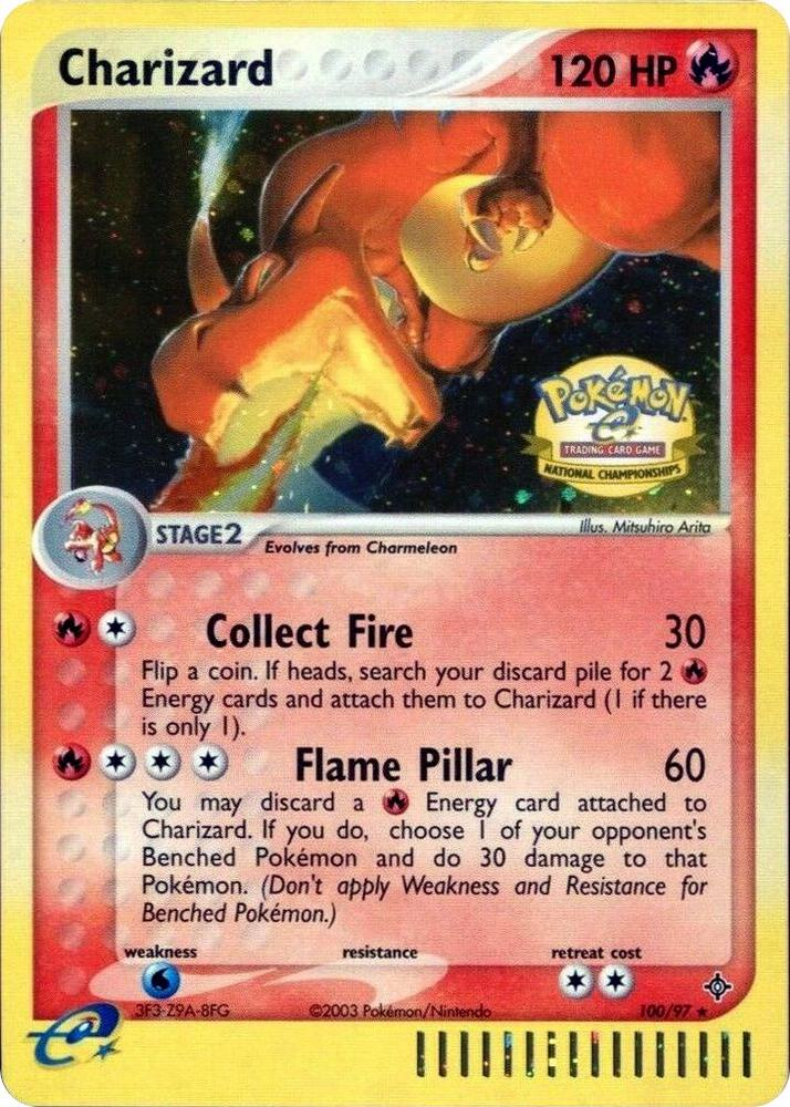 Charizard - 100/97 (National Championships) - League & Championship Cards