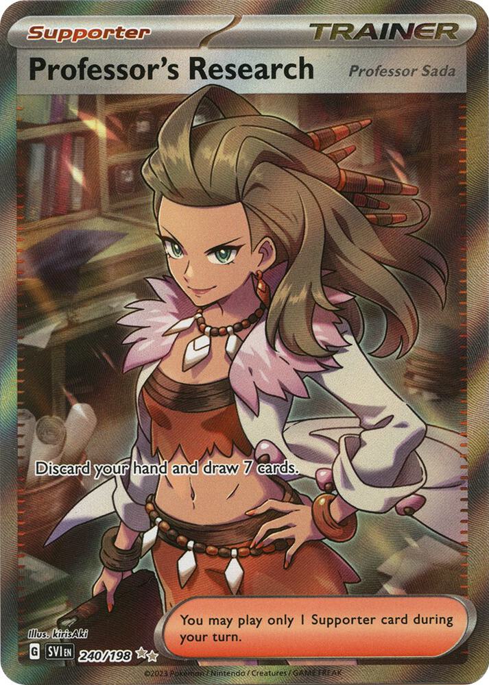 Professor's Research [Professor Sada] - 240/198 - SV01: Scarlet & Violet Base Set