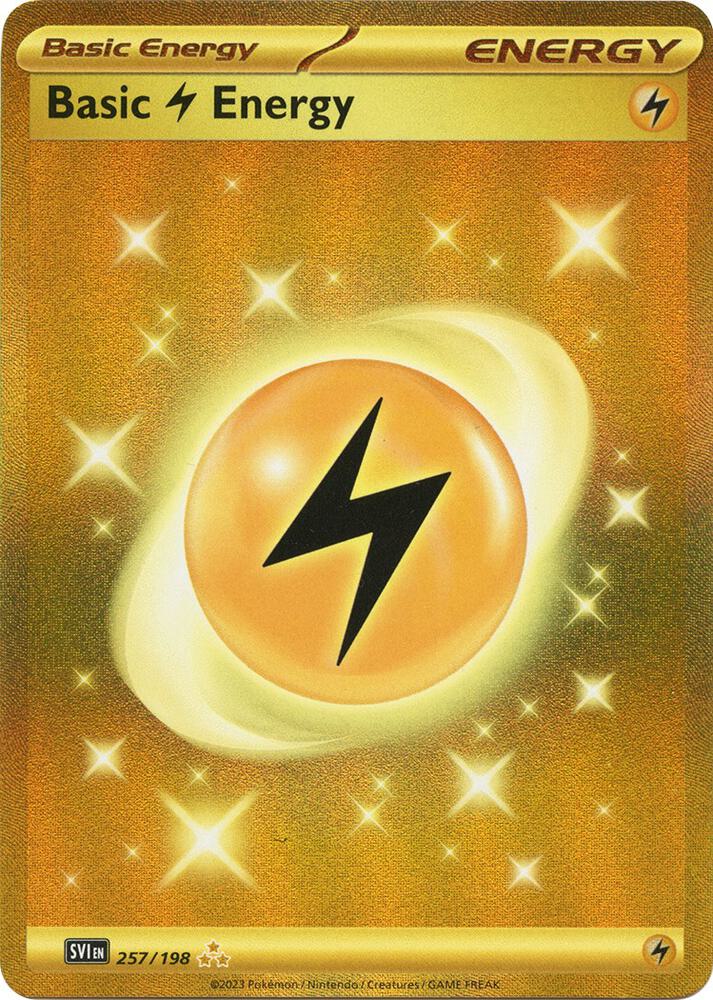 Basic Lightning Energy - 257/198 - SV01: Scarlet & Violet Base Set