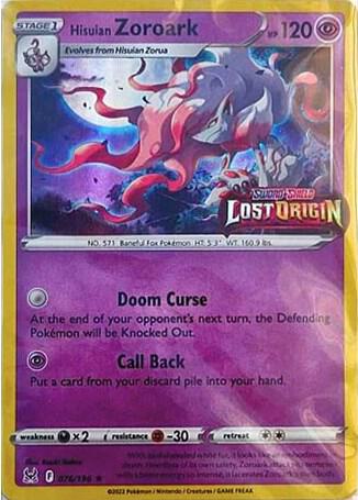 Hisuian Zoroark (Lost Origin Stamped)