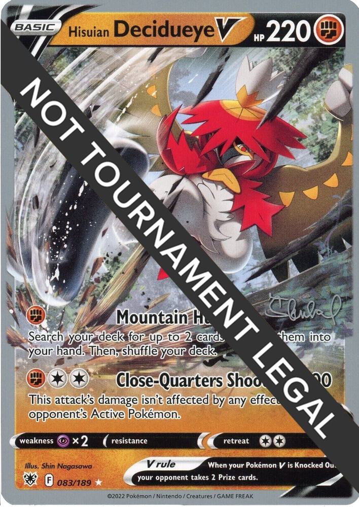 Hisuian Decidueye V - 2022 (Ondrej Skubal) - World Championship Decks