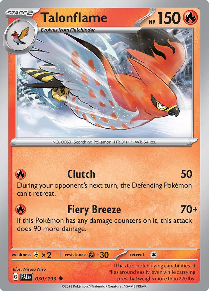 Talonflame - SV02: Paldea Evolved