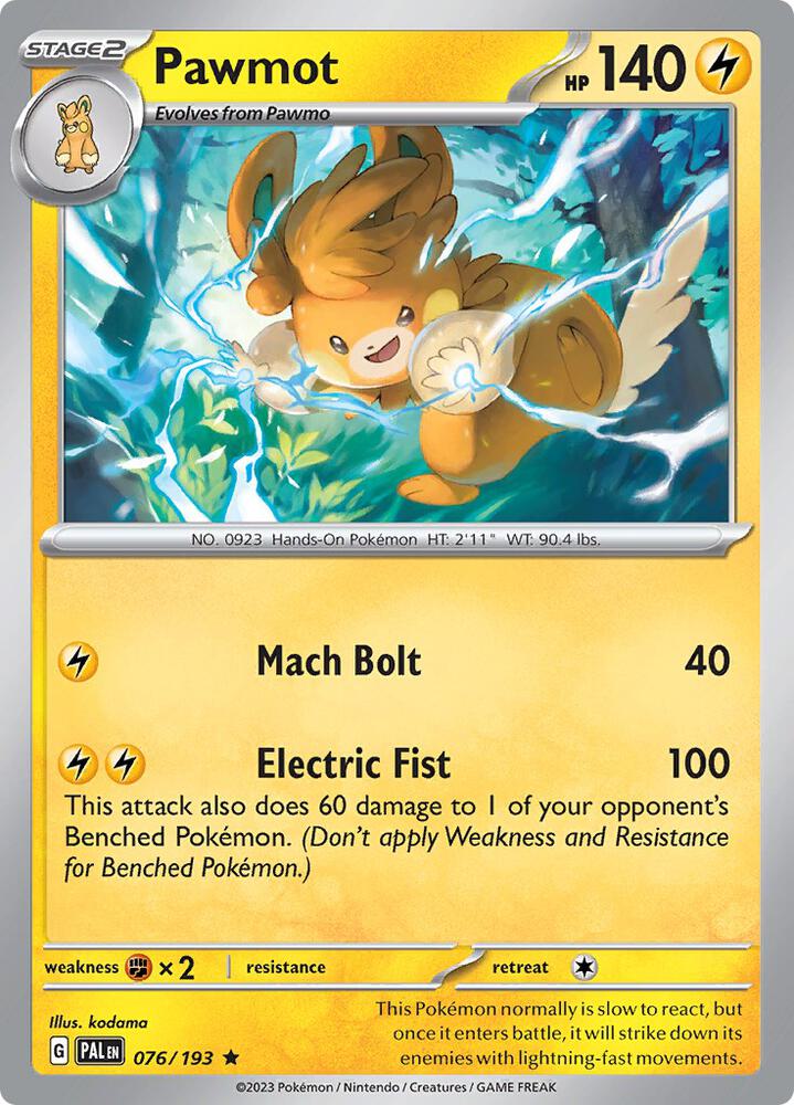 Pawmot - SV02: Paldea Evolved