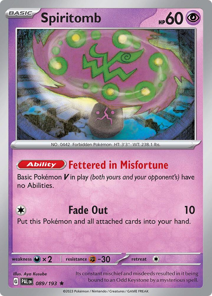Spiritomb - SV02: Paldea Evolved
