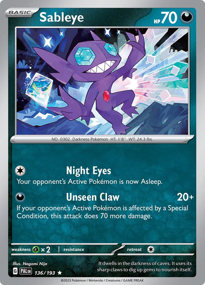 Sableye - SV02: Paldea Evolved