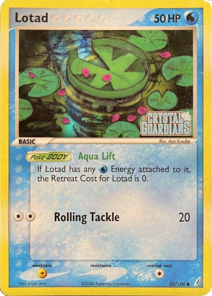 Lotad (EX Crystal Guardians Reverse Holofoil)