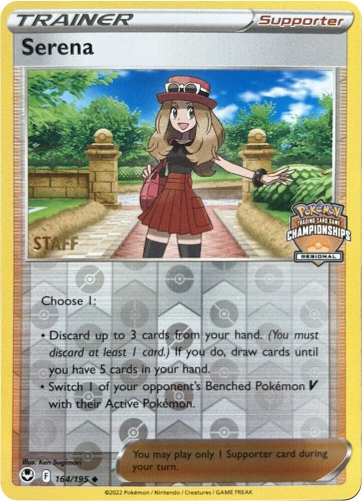 Serena - 164/195 (Regional Championships) [Staff] - League & Championship Cards
