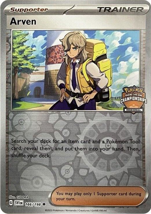 Arven - 166/198 (Regional Championships) - League & Championship Cards