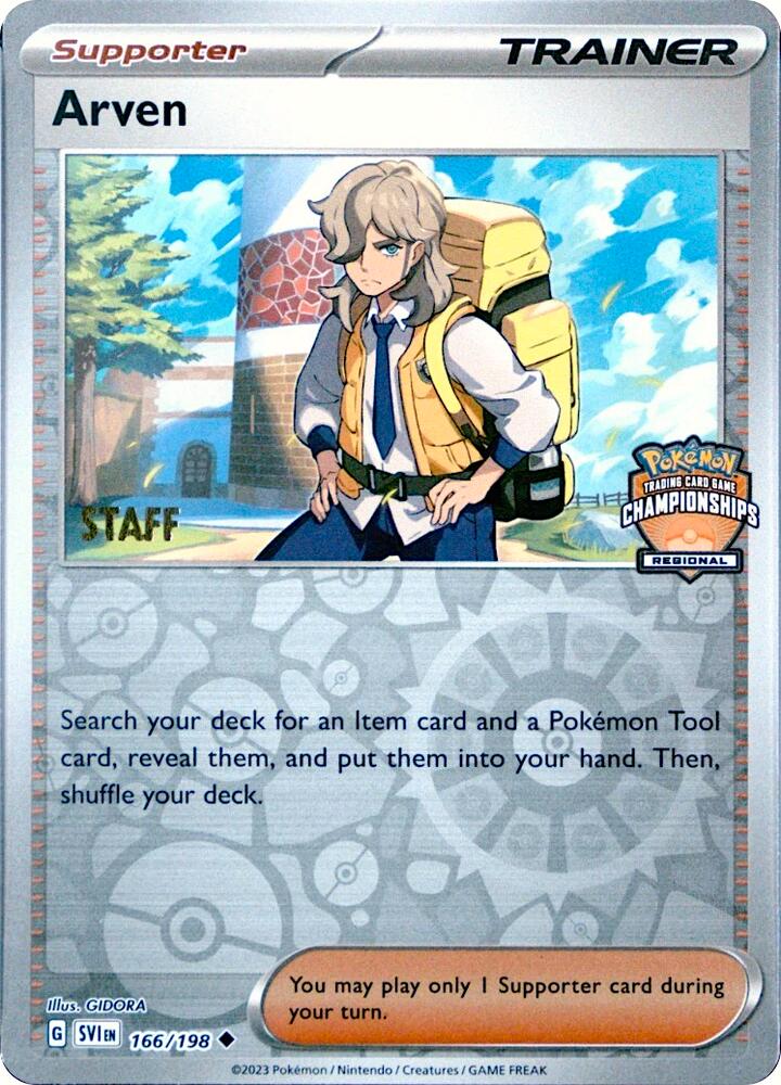 Arven - 166/198 (Regional Championships) [Staff] - League & Championship Cards