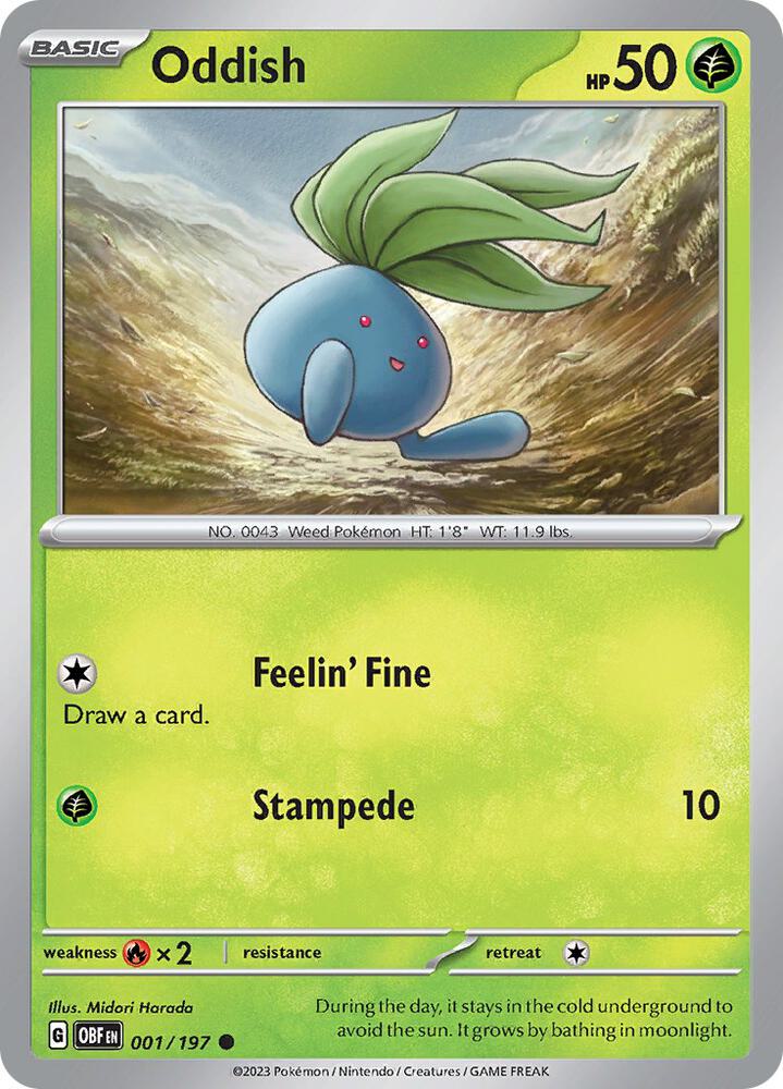 Oddish - SV03: Obsidian Flames