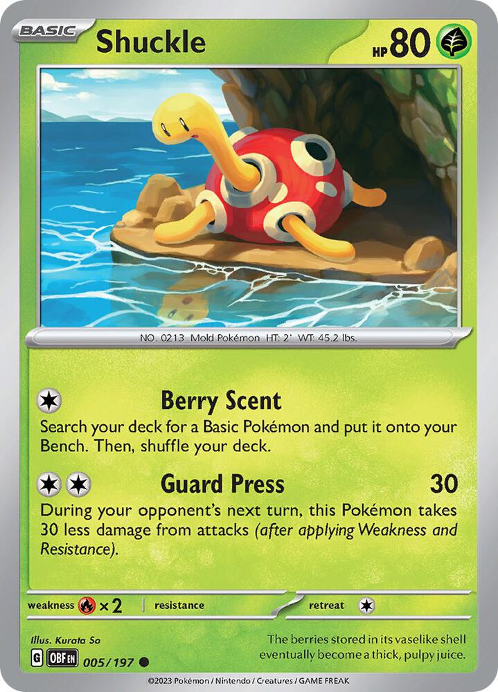 Shuckle - SV03: Obsidian Flames