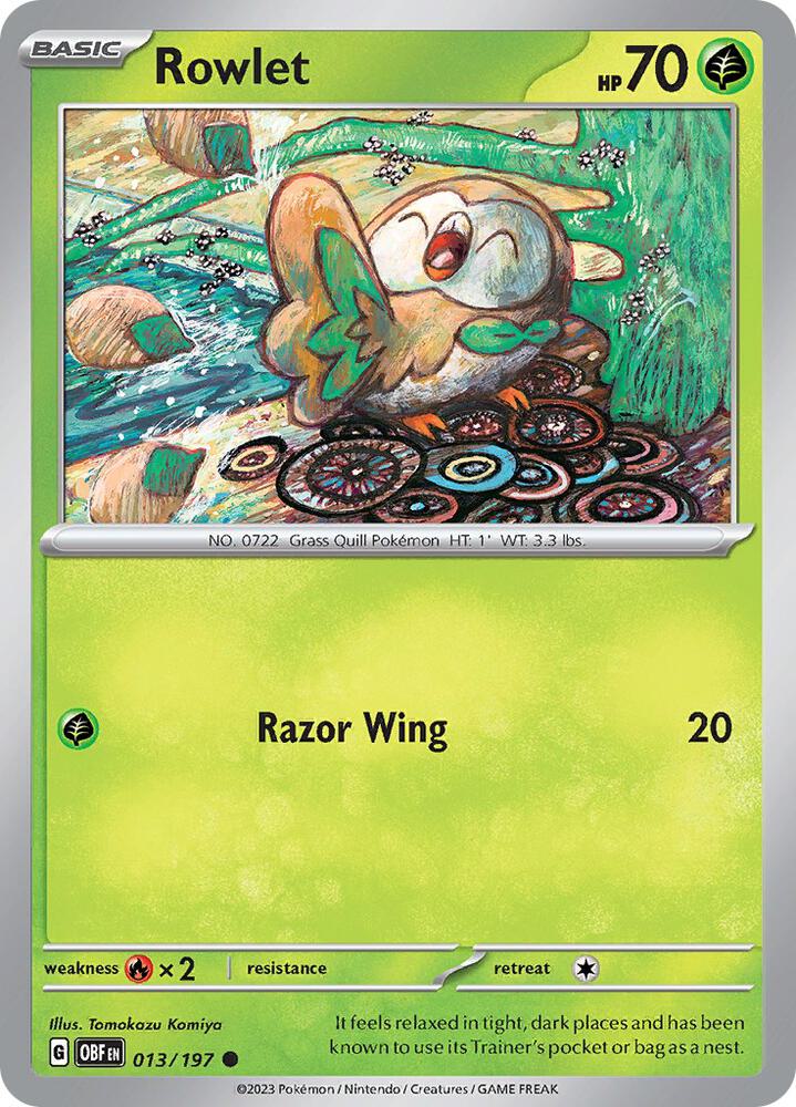 Rowlet - SV03: Obsidian Flames