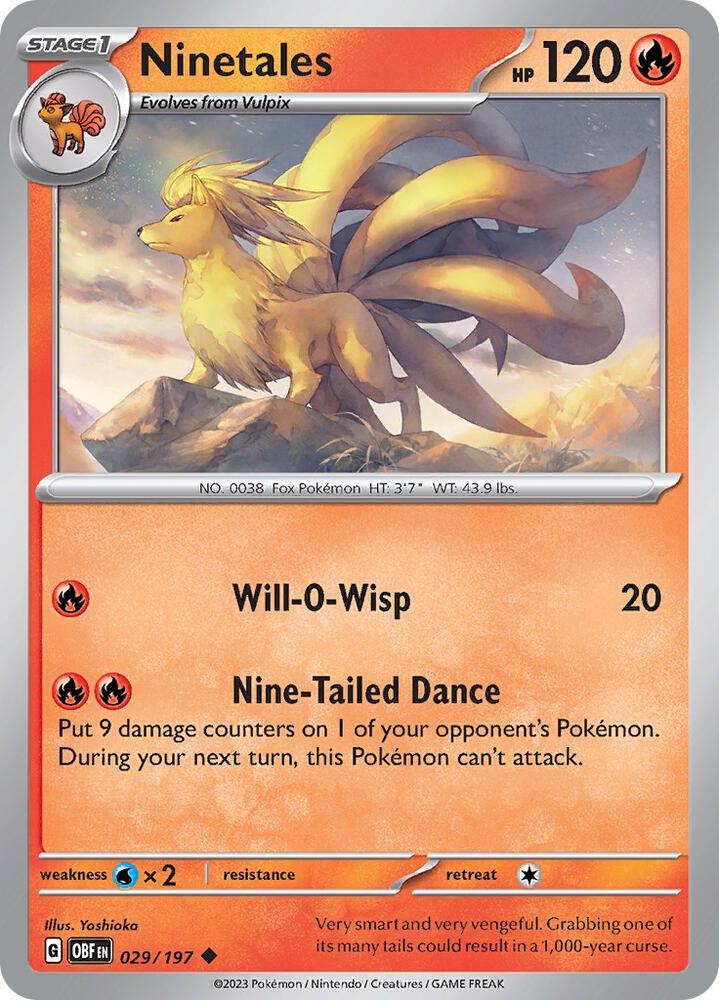 Ninetales - SV03: Obsidian Flames