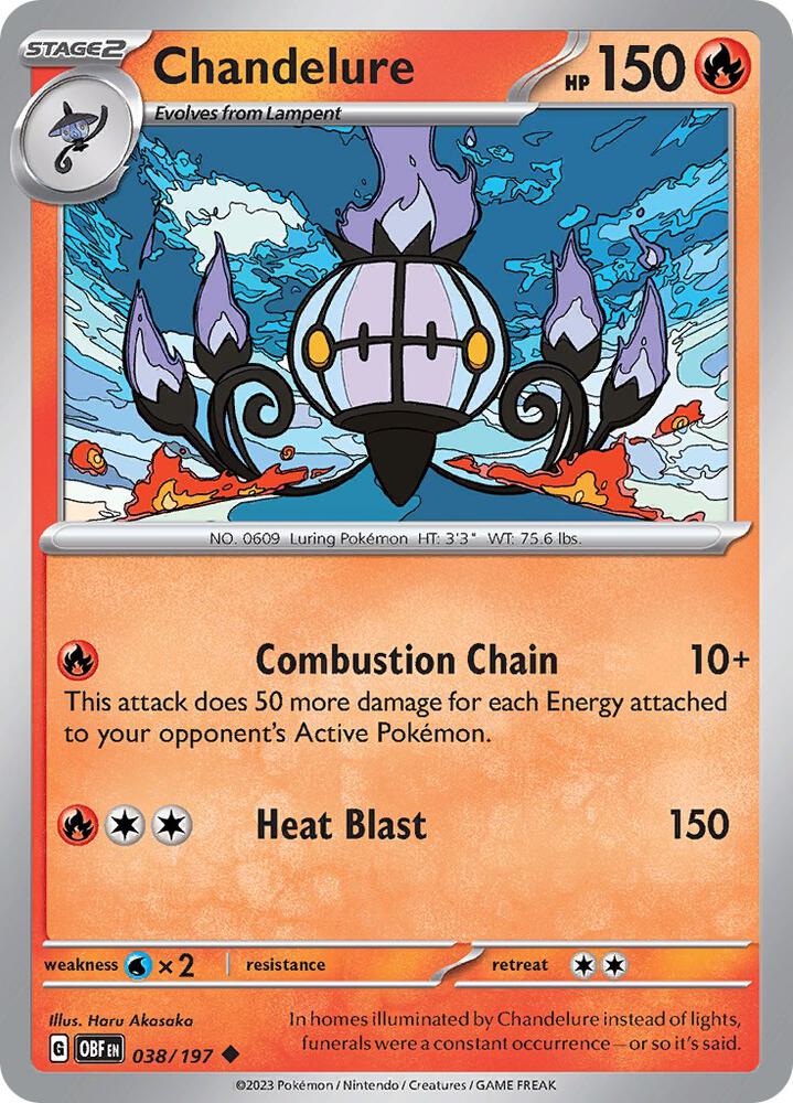Chandelure - SV03: Obsidian Flames