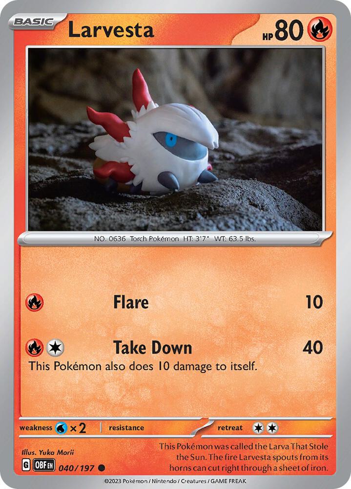Larvesta - SV03: Obsidian Flames