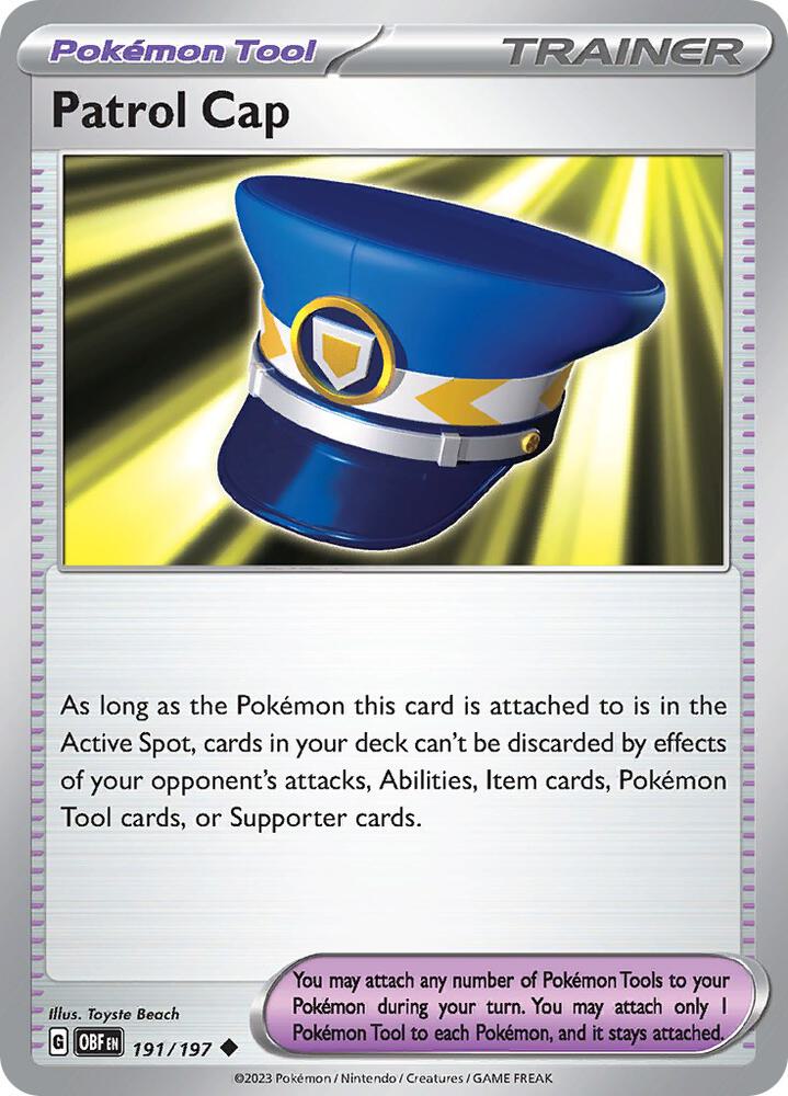 Patrol Cap - SV03: Obsidian Flames