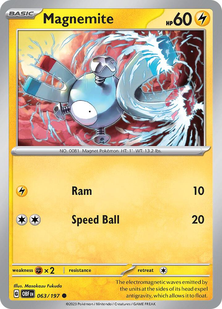 Magnemite - SV03: Obsidian Flames