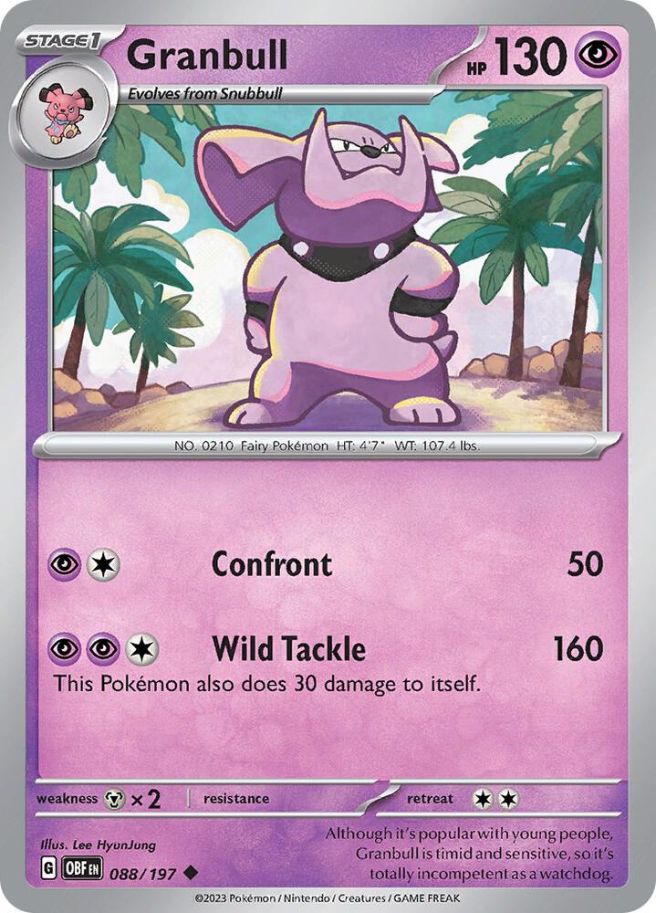 Granbull - SV03: Obsidian Flames
