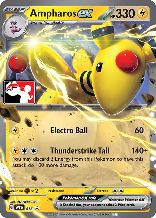 Ampharos ex - 016 - Prize Pack Series Cards