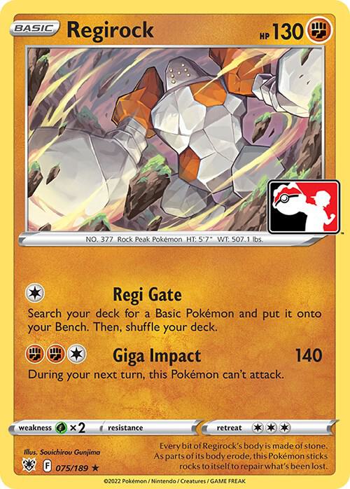 Regirock - 075/189 - Prize Pack Series Cards