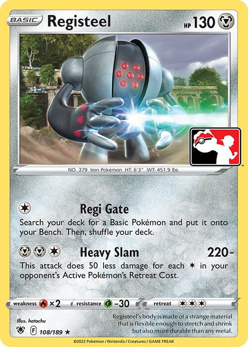 Registeel - 108/189 - Prize Pack Series Cards