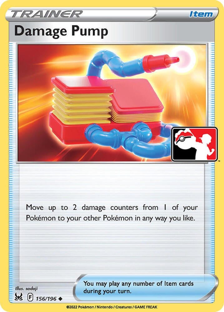Damage Pump - 156/196 - Prize Pack Series Cards
