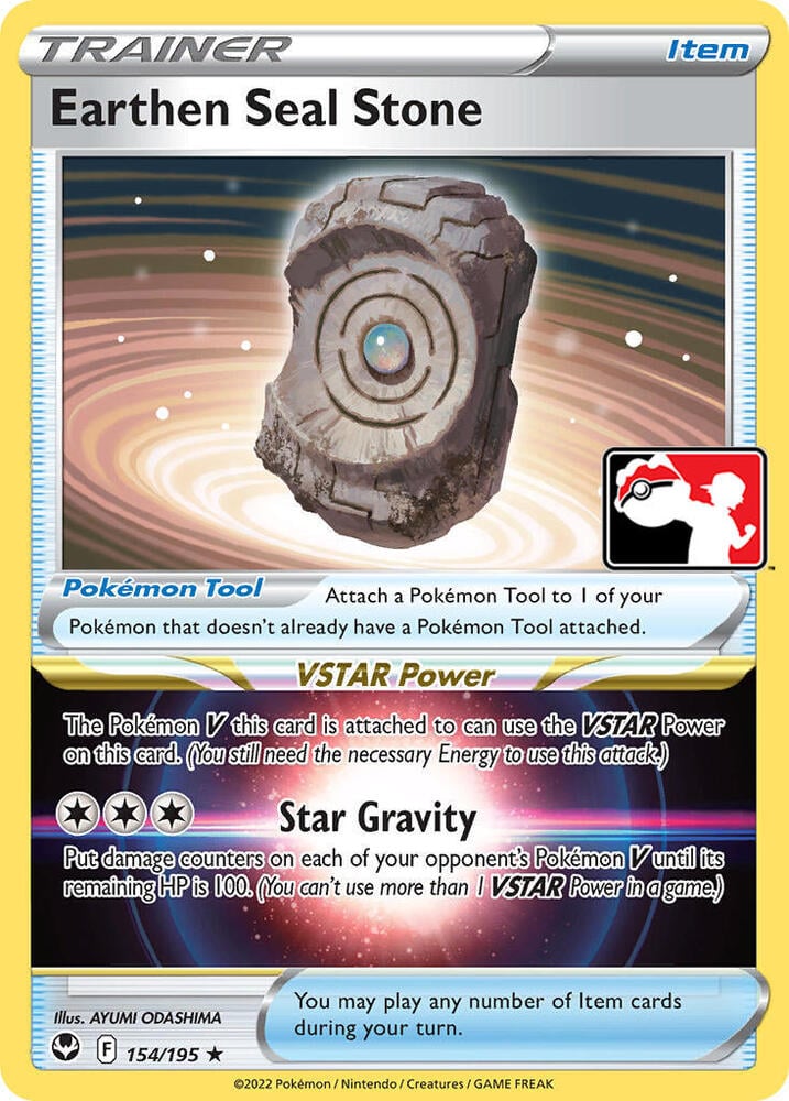 Earthen Seal Stone - 154/195 - Prize Pack Series Cards