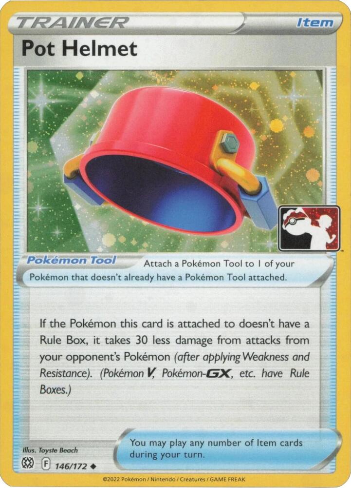 Pot Helmet - 146/172 (Cosmos Holo) - Prize Pack Series Cards