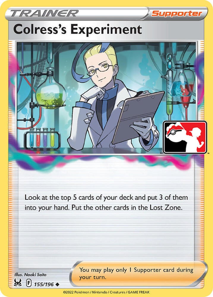 Colress's Experiment - 155/196 - Prize Pack Series Cards