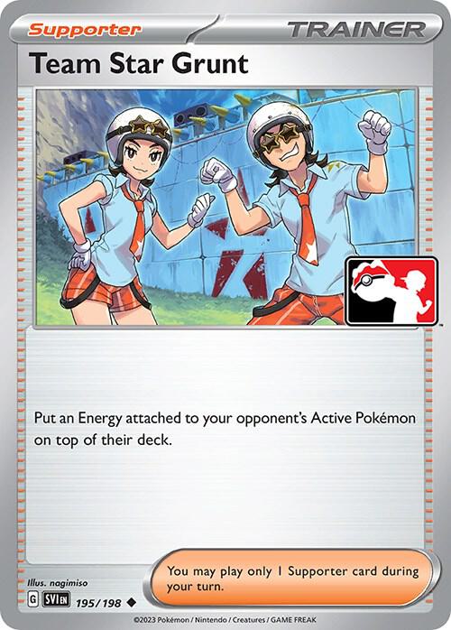 Team Star Grunt - 195/198 - Prize Pack Series Cards