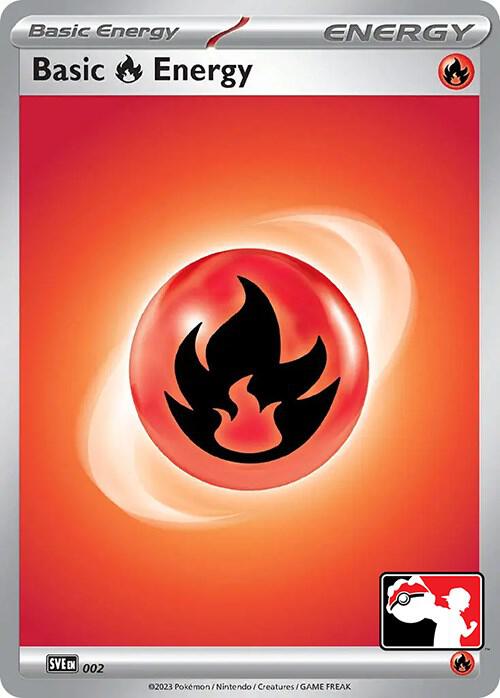 Basic Fire Energy - 002 - Prize Pack Series Cards