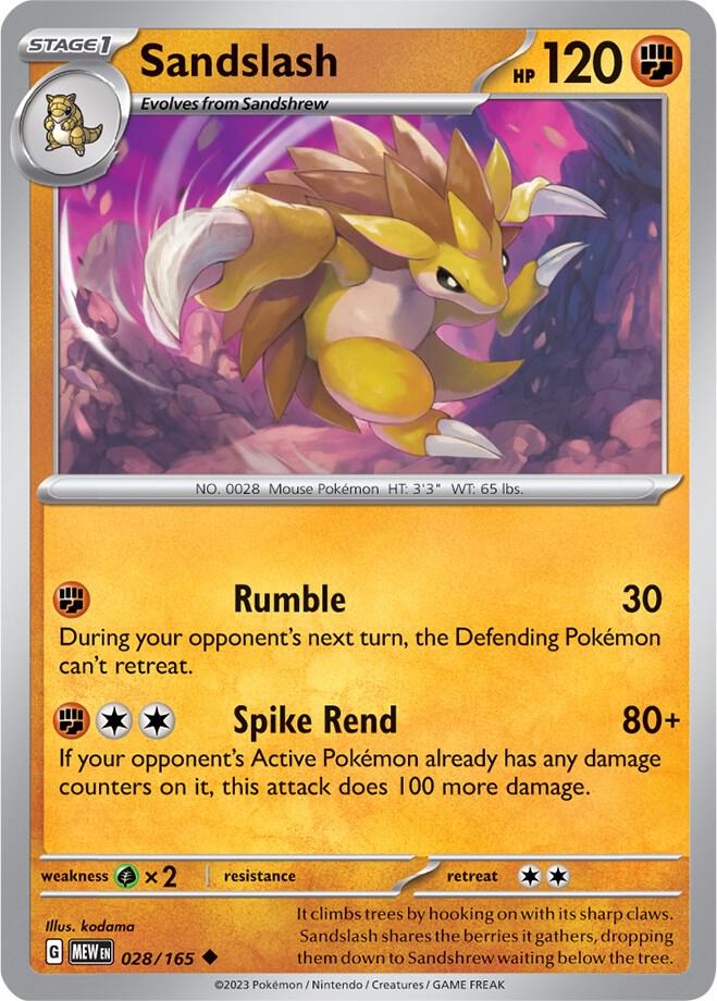 Sandslash - SV: Scarlet & Violet 151