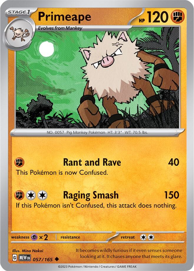 Primeape - SV: Scarlet & Violet 151