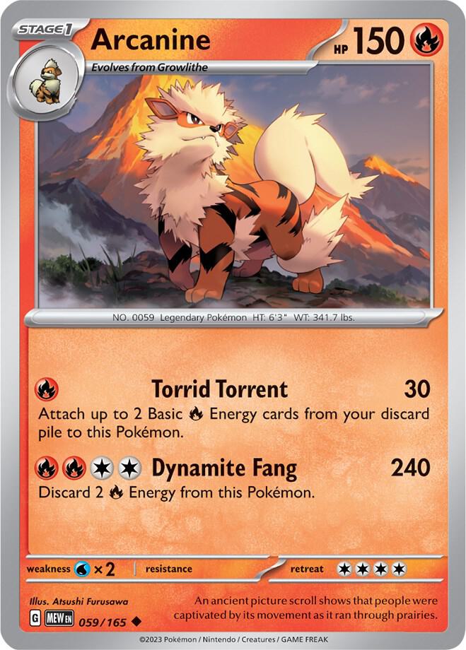 Arcanine - SV: Scarlet & Violet 151